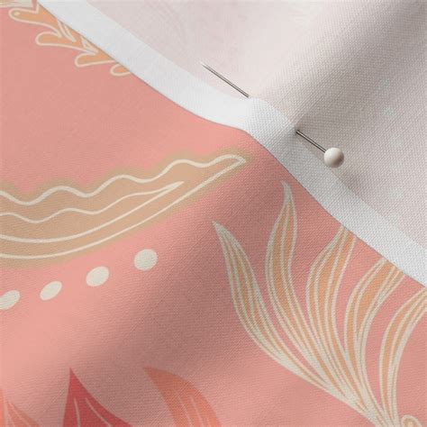 Peachy Blossom Pantone Colour Of The Fabric Spoonflower