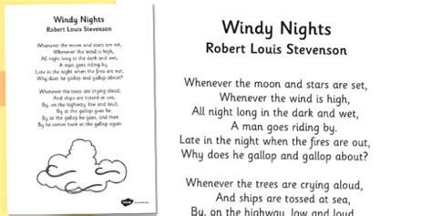 Robert Louis Stevenson Poems The Wind | semashow.com