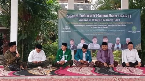 Apresiasi Katib Syuriyah Sempurnakan Penutupan Safari Ramadhan Di Zona