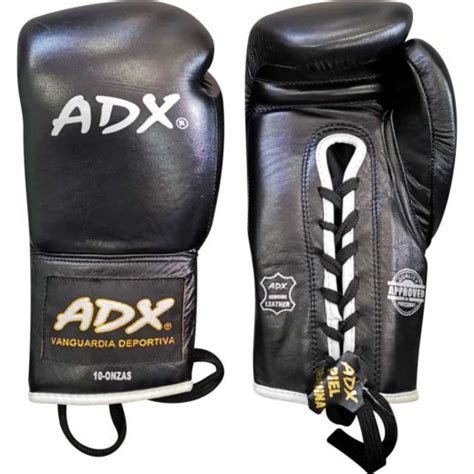 Par De Guantes Adx De Boxeo Para Entrenamiento Con Agujeta Piel