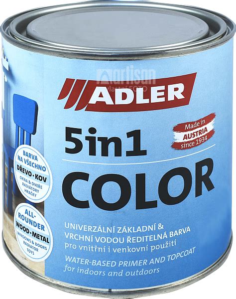 ADLER 5in1 Color univerzálna vodou riediteľná farba 0 75 l Cremeweiss