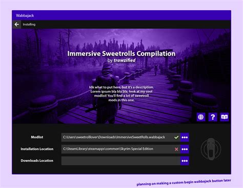 UI Rework · Issue #1190 · wabbajack-tools/wabbajack · GitHub