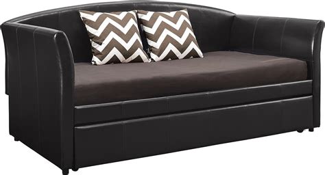 Dhp Halle Upholstered Daybed And Trundle Sofa Bed Fits