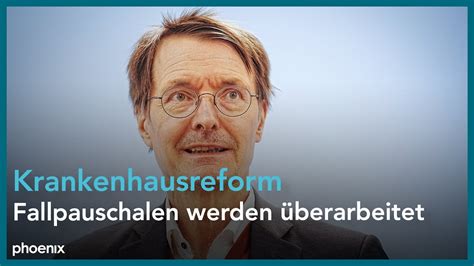 Karl Lauterbach Nach Dem Treffen Der Bund Länder Arbeitsgruppe Für Die Krankenhausreform Youtube