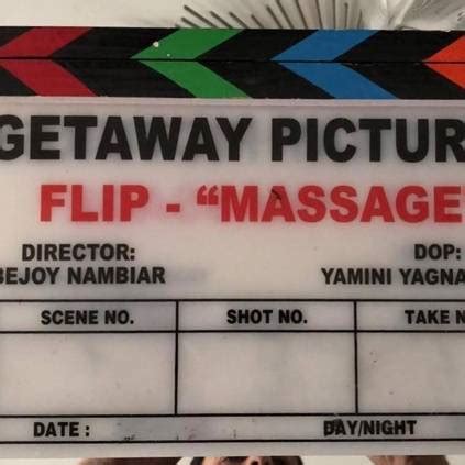 Bejoy Nambiar S Next Film Titled Massage