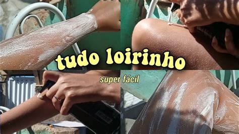 BANHO DE LUA Descolorindo Em Casa YouTube