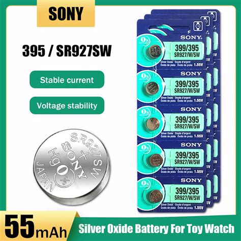 Pcs V Sony Sr Sw Sr W Lr Ag Silver Oxide Battery