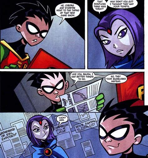 Teen Titans Raven and Robin Superhéroes Robin