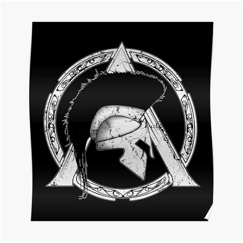 Kopie Von Molon Labe Leonidas Helmet Poster For Sale By