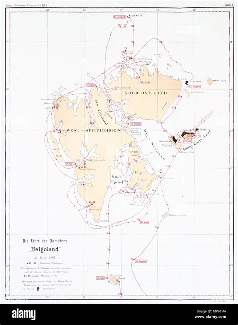 Karte Spitzbergen Hi Res Stock Photography And Images Alamy