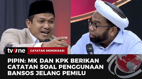 Debat Panas Pipin Vs Ngabalin Soal Bansos Yang Digelontorkan Menjelang