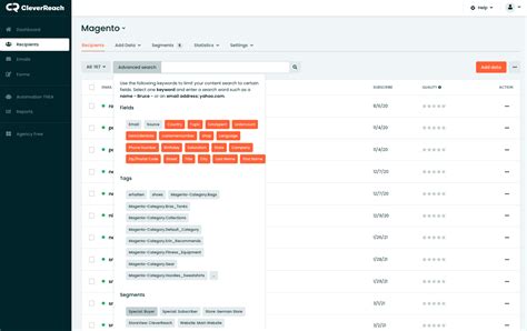 Exportation Des Donn Es Des Destinataires Cleverreach Support