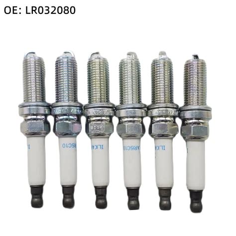 pcs iridium spark plug oe lr ilkarc   land rover