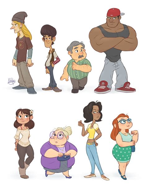 ArtStation - Character Design, Luigi Lucarelli | Character design ...