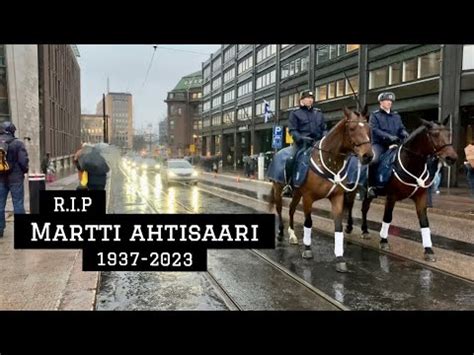 R I P Suomen Tasavallan Presidentti Martti Ahtisaari 1937 2023 Suomi