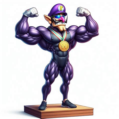 Buffripped Waluigi By Petarmememakerarts On Deviantart