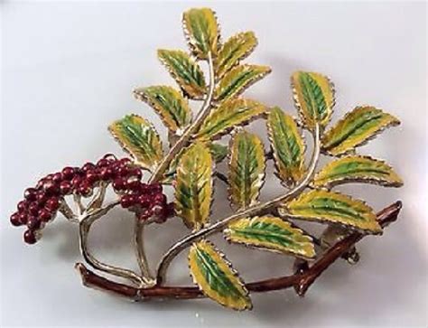 Exquisite Signed Vintage Brooch Rowan England 1950s The Collection