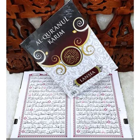 Jual Al Quran Besar Lansia Quran Manula Huruf Besar Alquran Terjemah