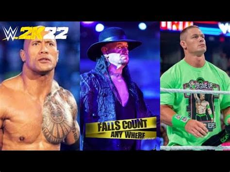 Rock Vs Undertaker Vs John Cena Wwe Championship Fall Count