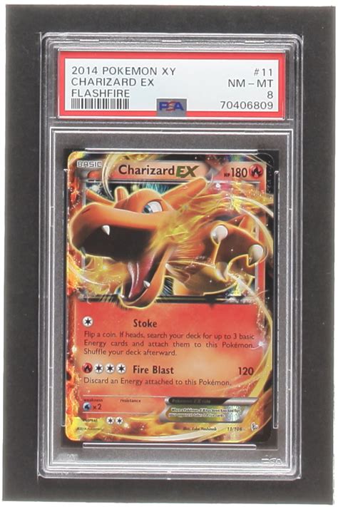 Charizard Ex Pokemon 2014 Flashfire 11 Psa 8 Pristine Auction