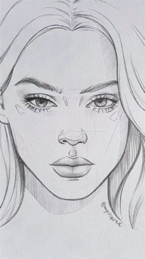 Fashion Illustration Face Fashion Illustration Tutorial Pencil Art