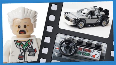 Lego Ideas Back To The Future Time Machine Animated Build Review