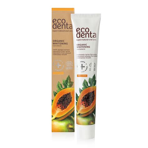 ECODENTA Whitening Toothpaste with papaya extract - Ecodenta.nl