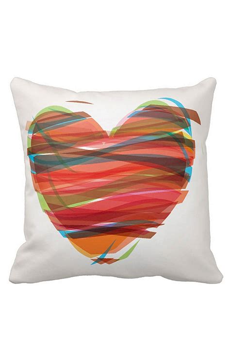 This Valentine S Day Heart Pillow Features A Sublimated Print Front