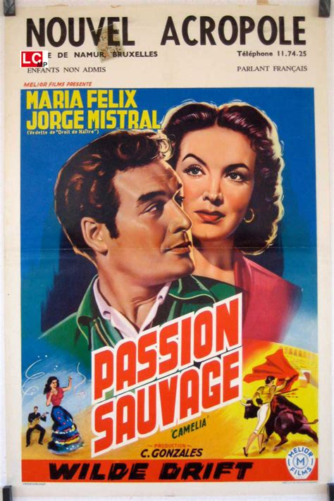 Passion Sauvage Movie Poster Pasion Salvaje Movie Poster