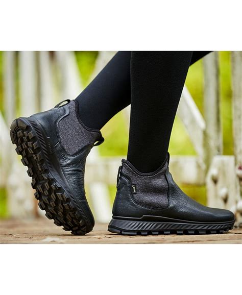 Ecco Women's Exostrike Gore-Tex Waterproof Boots - Macy's