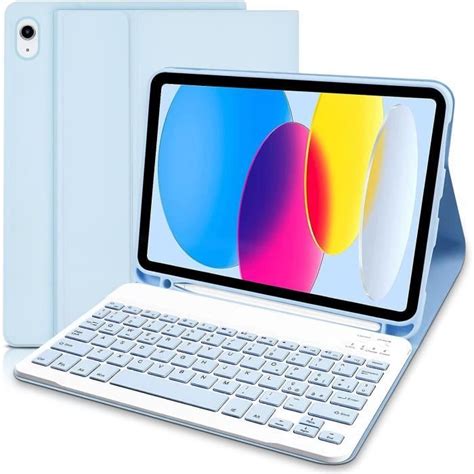 Étui Avec Clavier Pour Ipad 10Ème Génération 2022 10 9 Italien Qwerty