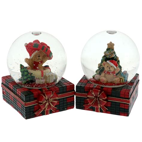 Snow Globe Teddy Bear Gift