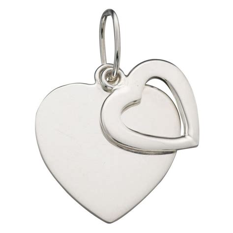 Collier Double Coeur Et Sa Chaine De Cm En Argent Mon Bijou