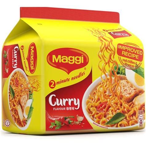 Maggi 2 Min Instant Noodles Curry 5x79g Shopee Singapore