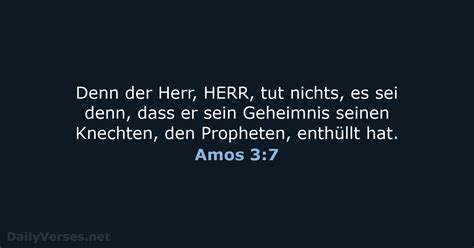 3 Oktober 2024 Bibelvers Des Tages ELB Amos 3 7 DailyVerses Net