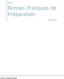 Bonnes Pratiques De Pr Paration Juillet