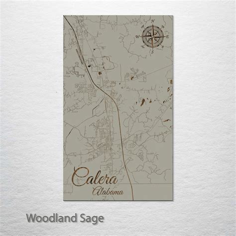 Calera, Alabama Street Map – Fire & Pine