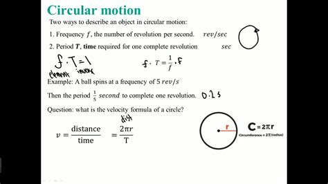 Pp Kinematics And Dynamics Of Uniform Circular Motion Youtube