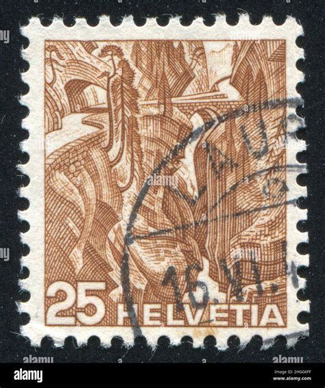 SWITZERLAND CIRCA 1936 Stamp Printed By Switzerland Shows Via Mala