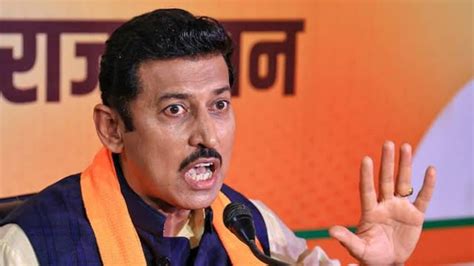 On Cm Question In Rajasthan Here’s What Bjp’s Rajyavardhan Rathore Said Elections News Times Now