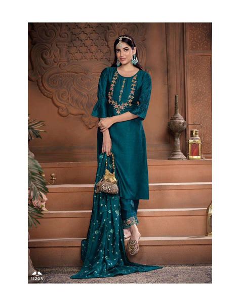 Lily Lali Maria Vol Super Silk Embroidery Stitched Suits At