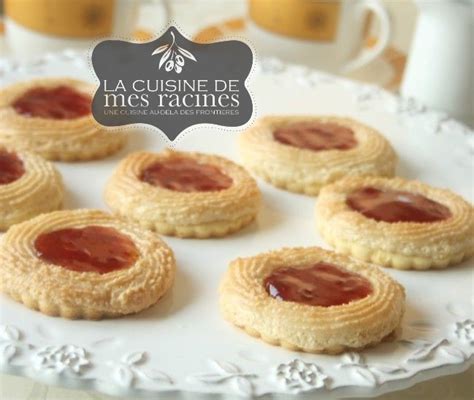 Sablés confiture amandes La cuisine de mes racines Desserts Cookie