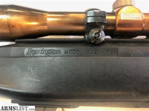 Armslist For Sale Remington 522 Viper 22lr Only With Magazine And Tasco Prong Horn 4x32 Scope