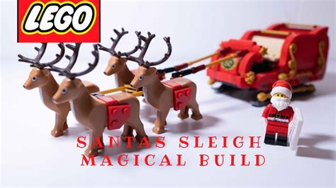 Lego Santas Sleigh Stop Motion Build Youtube