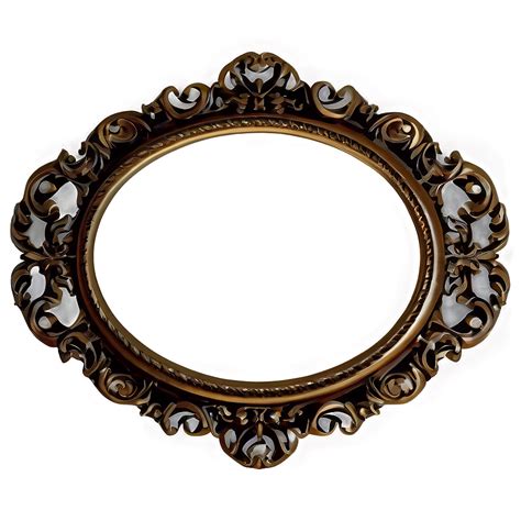 Download Oval Picture Frame Png Nhr74