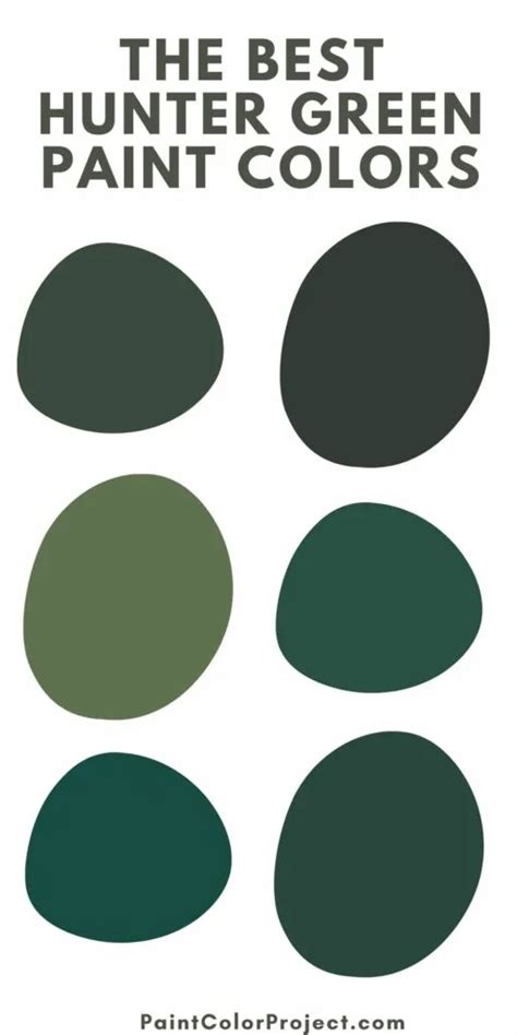 The Best Hunter Green Paint Colors The Paint Color Project