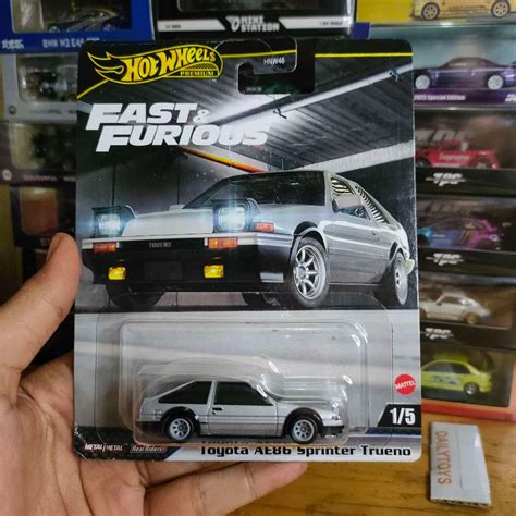 Jual Hotwheels Premium Fast And Furious Toyota Ae86 Sprinter Trueno Silver Shopee Indonesia