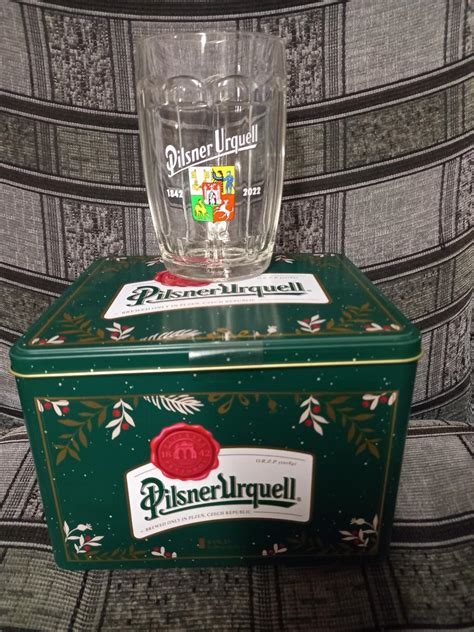 Pilsner Urquell Dóza 6x Plechovka Pilsner 05l Výroční Půllitr