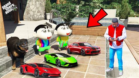 Franklin Gifting New Toy Car To Shinchan Pinchan And Chop And Making