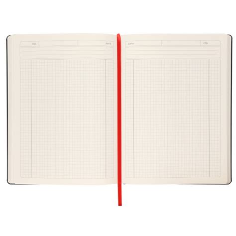 Бизнес-блокнот, А4, 128 листов, клетка, книжный переплет, Полином ...